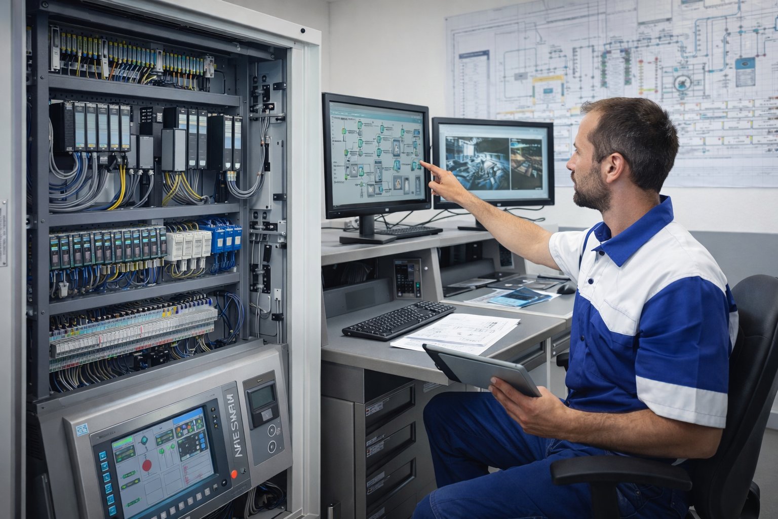 Industrial automation and control engineering